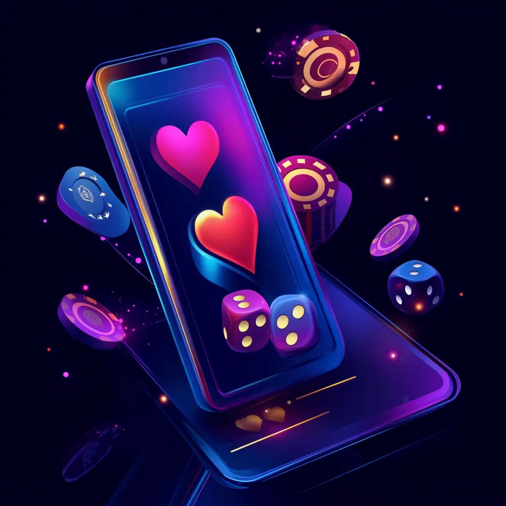 Abstract digital art representing the fun of a social gaming platform.